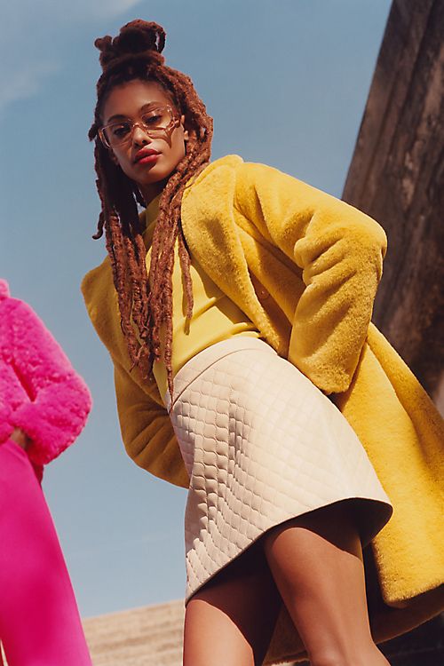 Velvet By Graham & Spencer Faux Fur Coat
