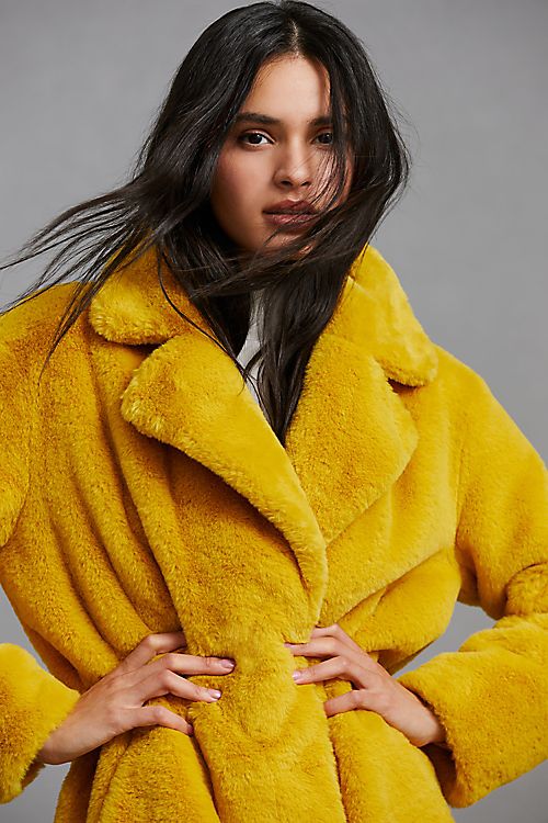 Velvet By Graham & Spencer Faux Fur Coat