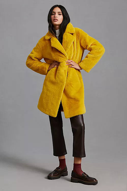 Velvet By Graham & Spencer Faux Fur Coat