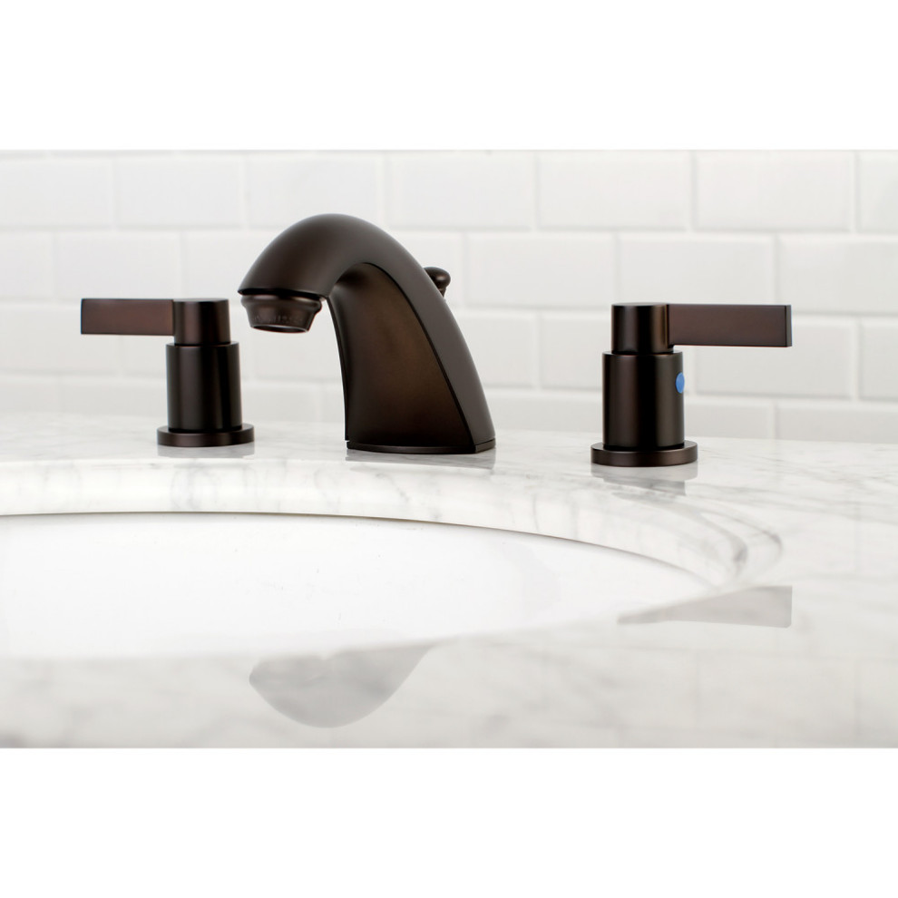 Kingston Brass Widespread Bathroom Faucet, Oil Rubbed Bronze