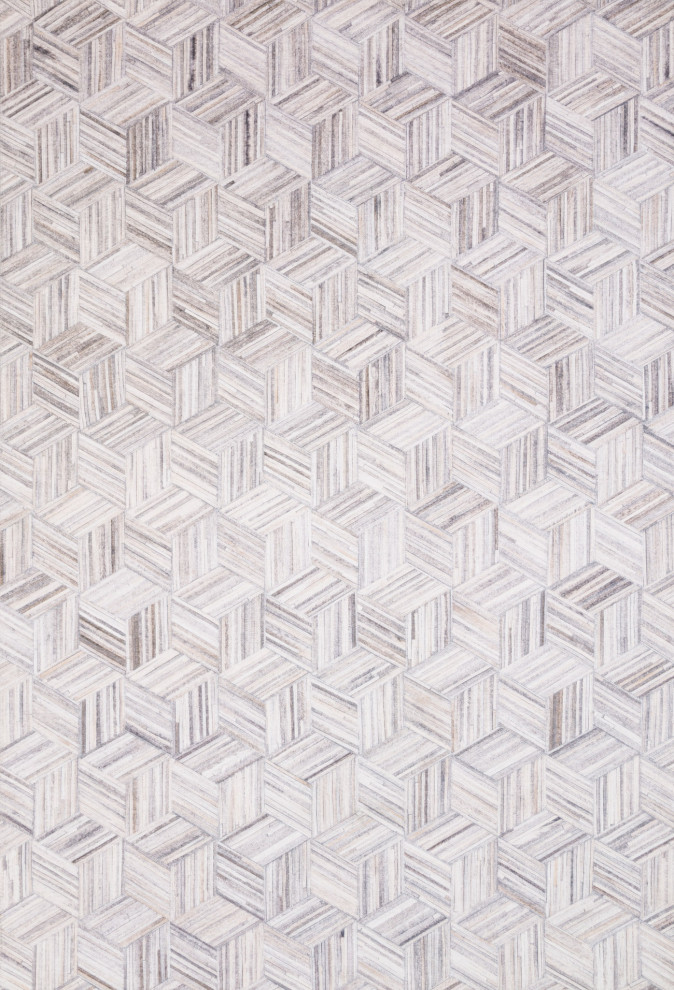 Loloi II Maddox Grey/Ivory 2'-6" x 7'-6" Area Rug