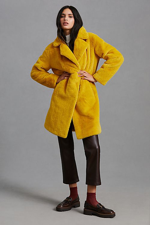 Velvet By Graham & Spencer Faux Fur Coat